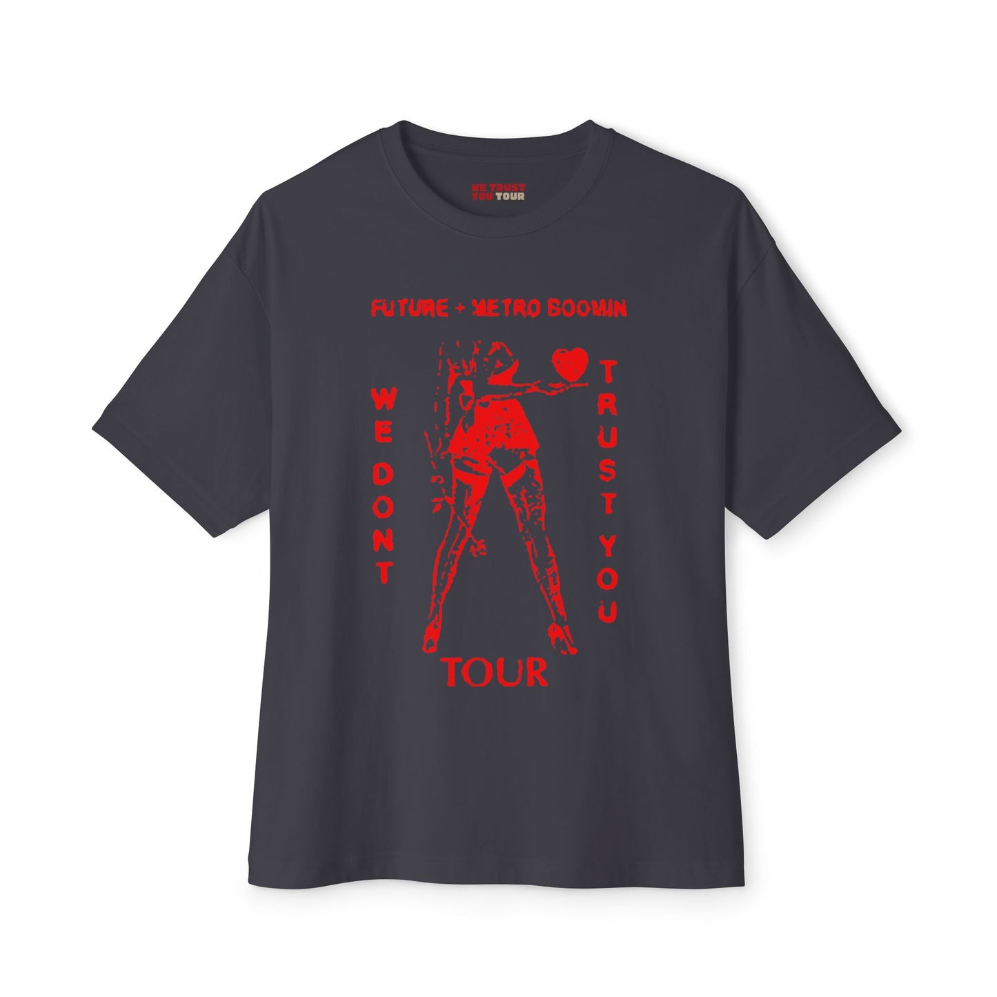 LIMITED ON TOUR RELEASE | WDTY Heartbreaker Tour Dates T-shirt (Red Ink) | We Trust You Tour Merch