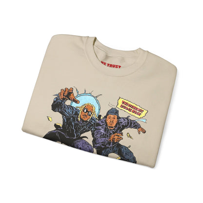 ONLINE EXCLUSIVE | Comic Book Dynamic Duo WDTY CREWNECK | We Trust You Tour Merch