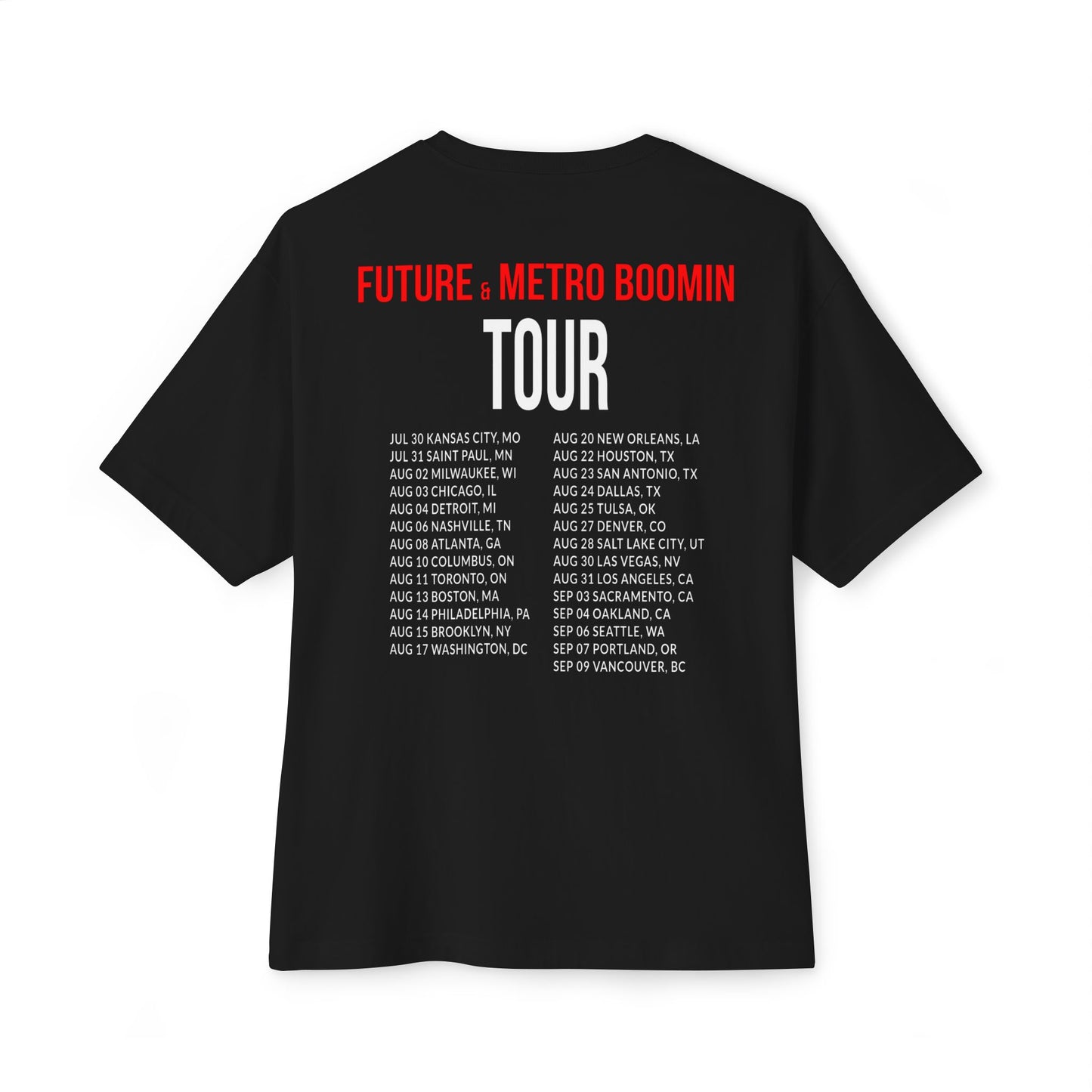 LIMITED ON TOUR RELEASE | WDTY Heartbreaker Tour Dates T-shirt (White Ink) | We Trust You Tour Merch