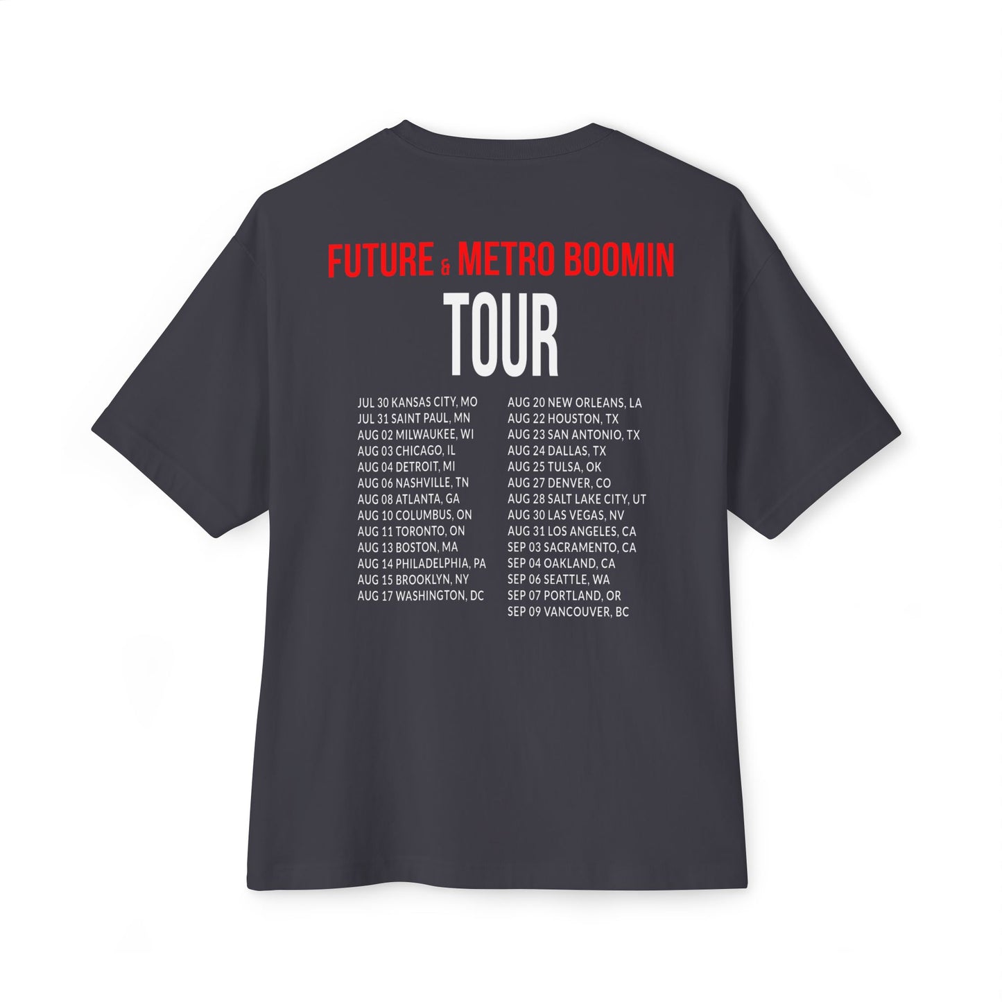 LIMITED ON TOUR RELEASE | WDTY Heartbreaker Tour Dates T-shirt (Red Ink) | We Trust You Tour Merch