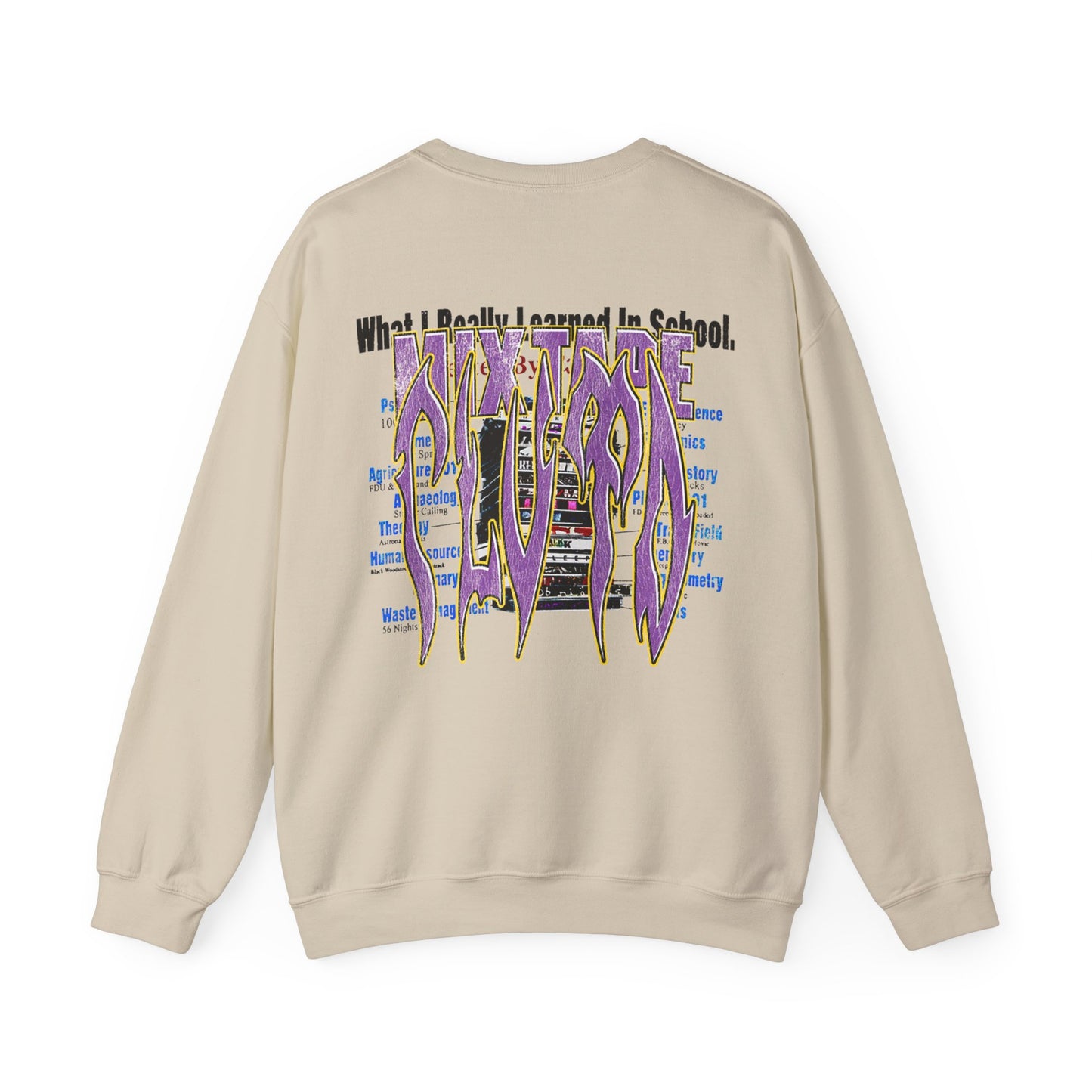 MIXTAPE PLUTO RELEASE | What I Learned in School Crewneck Sweater | Mixtape Pluto Merch Collection