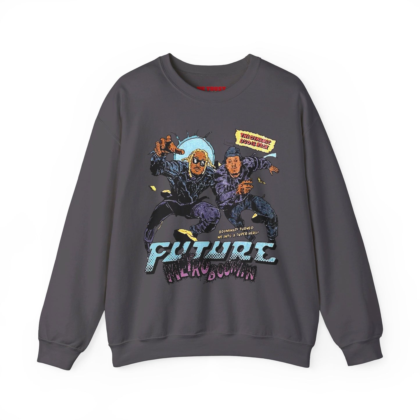 ONLINE EXCLUSIVE | Comic Book Dynamic Duo WDTY CREWNECK | We Trust You Tour Merch