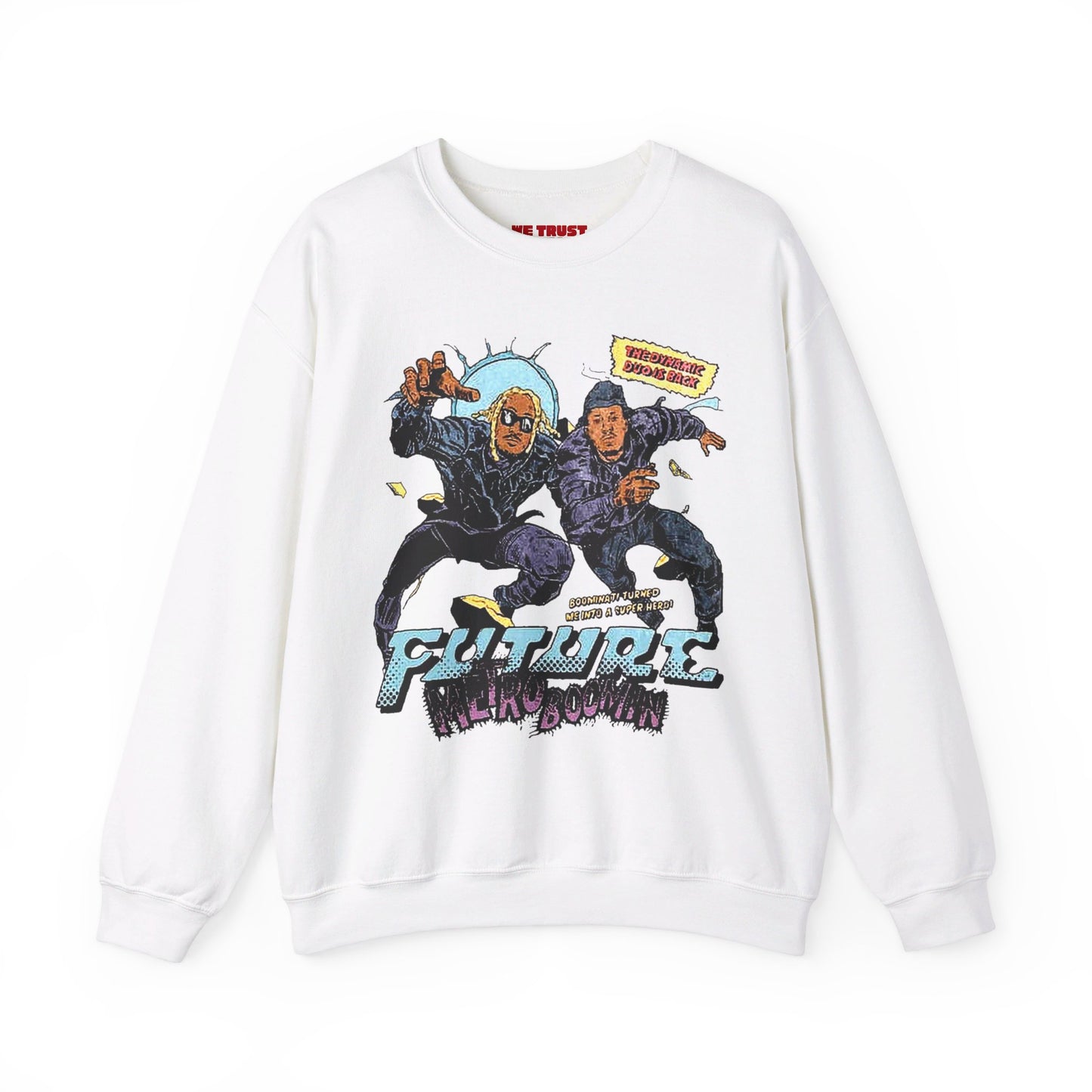 ONLINE EXCLUSIVE | Comic Book Dynamic Duo WDTY CREWNECK | We Trust You Tour Merch