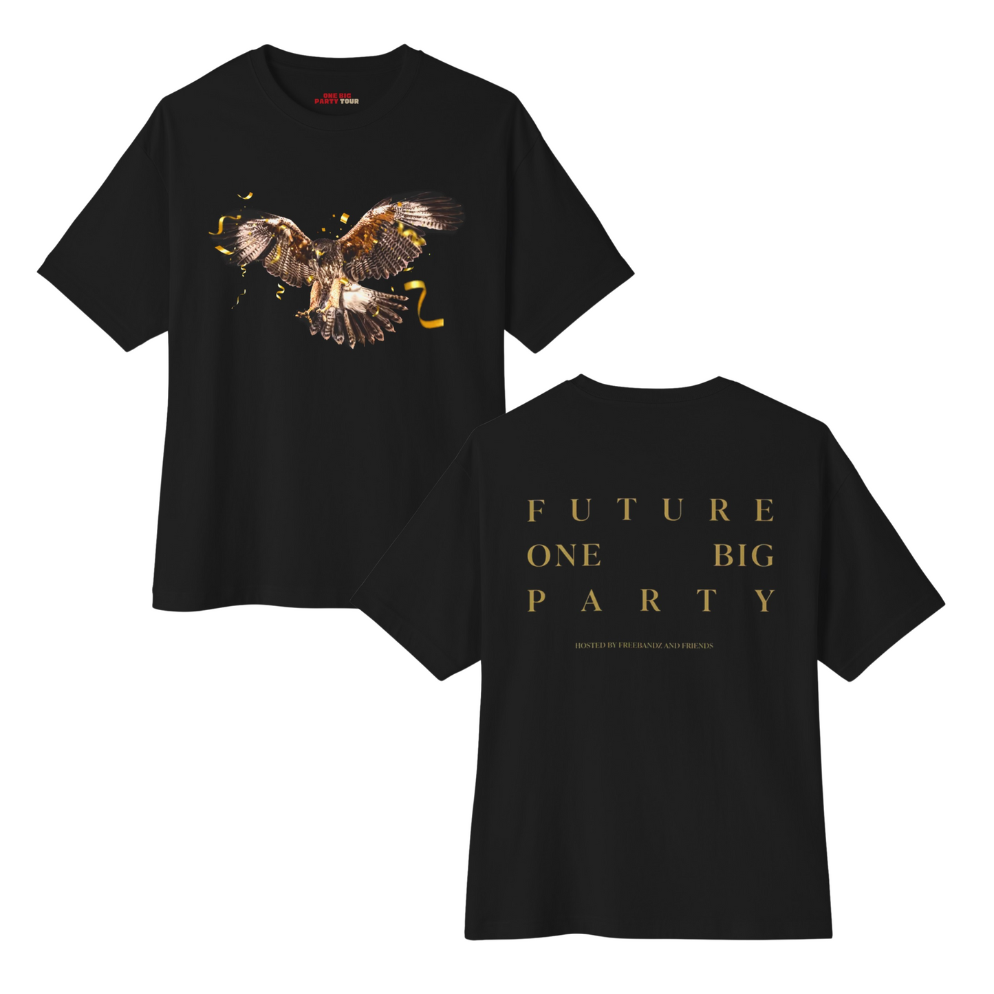 ONE BIG PARTY TOUR MERCH (2023) | FREEBANDZ Eagle T-shirt